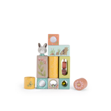 Moulin Roty 678115 Cubes d'activités - Trois petits lapins - Moulin Roty vendu par Veille sur toi