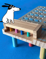 Moulin Roty 683365 Jeu - Code secret en bois - Les Loufoques - Moulin Roty vendu par Veille sur toi