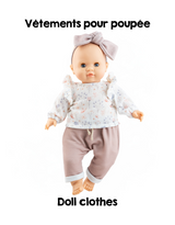 Paola Reina PR-54116 Vêtements pour poupée Gordis, Los Manus et Alex & Sonia - Ensemble fleuri - Paola Reina vendu par Veille sur toi