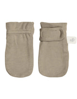 Perlimpinpin ⚜ BB614-TAUPE Mitaines anti-égratignures bambou - Uni Taupe - Perlimpinpin vendu par Veille sur toi