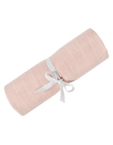 Perlimpinpin ⚜ MS35-ROSE Couverture mousseline de coton - Uni rose- Perlimpinpin vendu par Veille sur toi