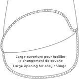 Perlimpinpin ⚜ Sac de nuit matelassé en bambou 1.0 tog - Uni Mousse - Perlimpinpin vendu par Veille sur toi