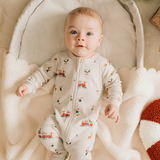 Petit Lem Dormeuse en coton biologique - Atelier du Père Noël - Petit Lem vendu par Veille sur toi