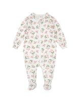 Petit Lem Dormeuse en coton biologique - Fleurs roses - Petit Lem vendu par Veille sur toi