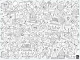 Pico ⚜ PICO-522 Coloriage Géant - Anniversaire - Pico vendu par Veille sur toi