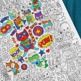Pico ⚜ PiCO-530 Coloriage Géant - Super-héros - Pico vendu par Veille sur toi