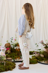 Snuggle Bunnies SB-174361 Breloque pour sac - PĂ©nĂ©lope le lapin avec pĂȘche - Snuggle Bunnies vendu par Veille sur toi