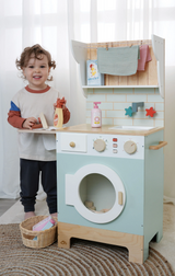 Tender Leaf Toys TL8209 Meuble de buanderie en bois - Tender Leaf Toys vendu par Veille sur toi