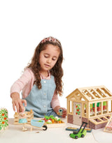Tender Leaf Toys TL8371 Ensemble de serre et jardin - Tender Leaf Toys vendu par Veille sur toi