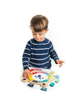 Tender Leaf Toys TL8408 Horloge en bois - L'ours et les couleurs - Tender Leaf vendu par Veille sur toi