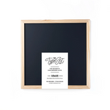 The Type Set Co. B1515IB Tableau à craie magnétique - Noir - The Type Set Co. 15 x 15" vendu par Veille sur toi