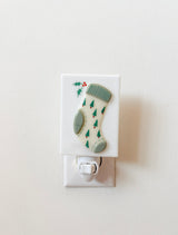 Veille sur toi ⚜ VL-089-00 Veilleuse Noël - Bas de Noël - Veille sur toi vendu par Veille sur toi