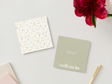 Veille sur toi ⚜ VST-CARTE-015 Carte de souhaits - Petites fleurs - Veille sur toi vendu par Veille sur toi