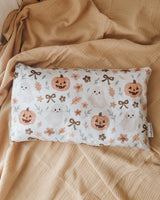 Veille sur toi ⚜ VST-TO-HALLO2026 Taie d'oreiller pour enfant Halloween 2026 - Fantôme et citrouille - Veille sur toi vendu par Veille sur toi