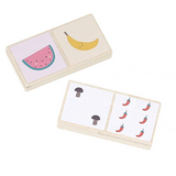 Vilac v7120 Jeu de domino réversible - Fruits et légumes - Vilac vendu par Veille sur toi