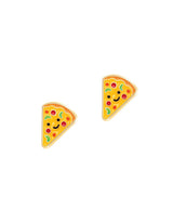 Boucles d'oreilles en émail - Pizza Default marque Girl Nation vendu par Veille sur toi