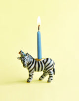Camp Hollow caketopper-zebre Porte-bougie en porcelaine - Cake Topper - Zèbre - Camp Hollow vendu par Veille sur toi