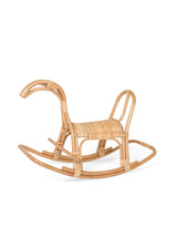 Cheval à bascule en rotin marque Poppie Toys vendu par Veille sur toi