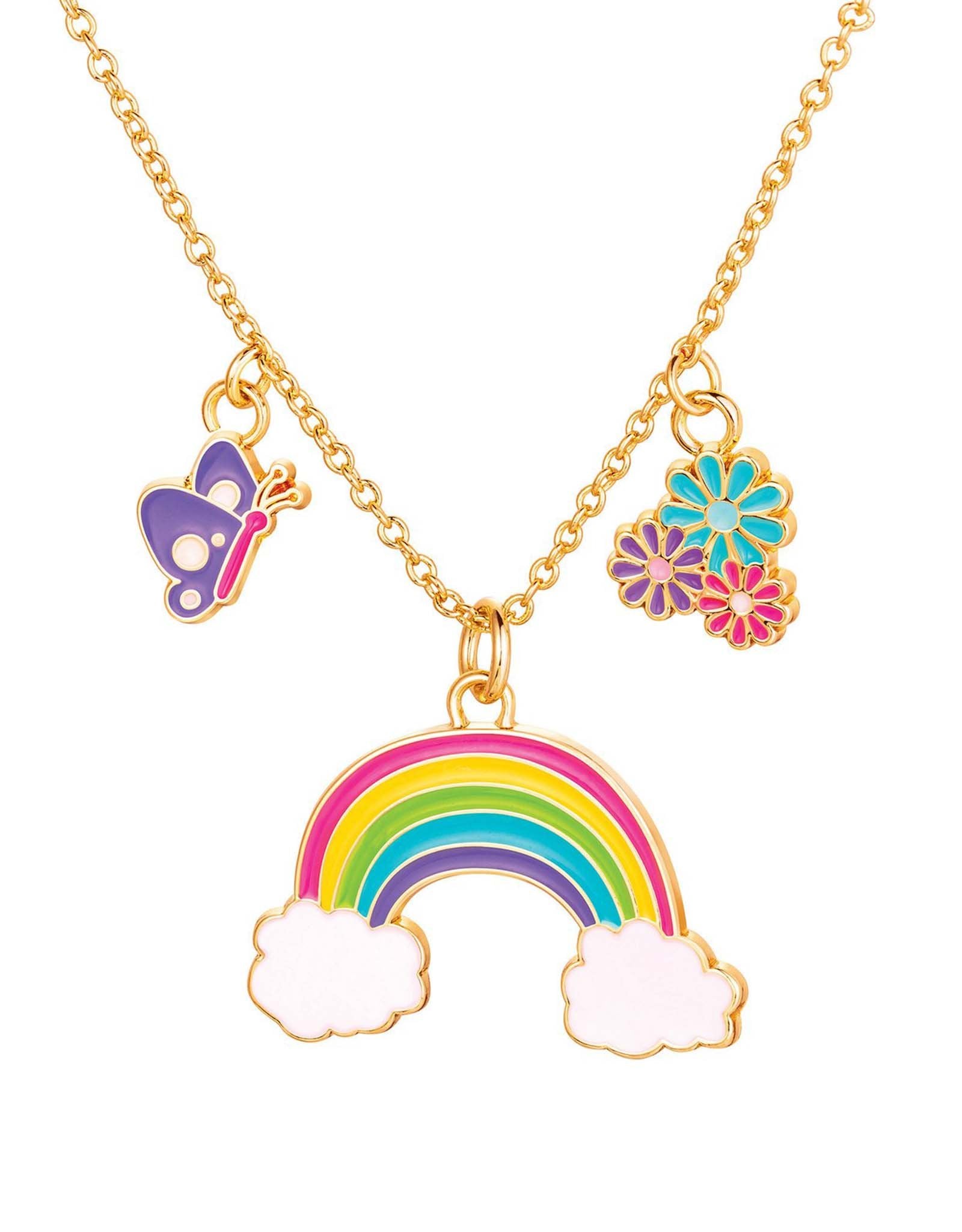 Offrez ce superbe kit bijou pour enfant sur le thème arc-en-ciel !