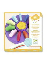 Djeco DJ09005 12 crayons fleurs pour les petits - Djeco vendu par Veille sur toi