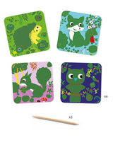Djeco DJ09093 Cartes Ă gratter - Petites BĂȘtes - Djeco vendu par Veille sur toi