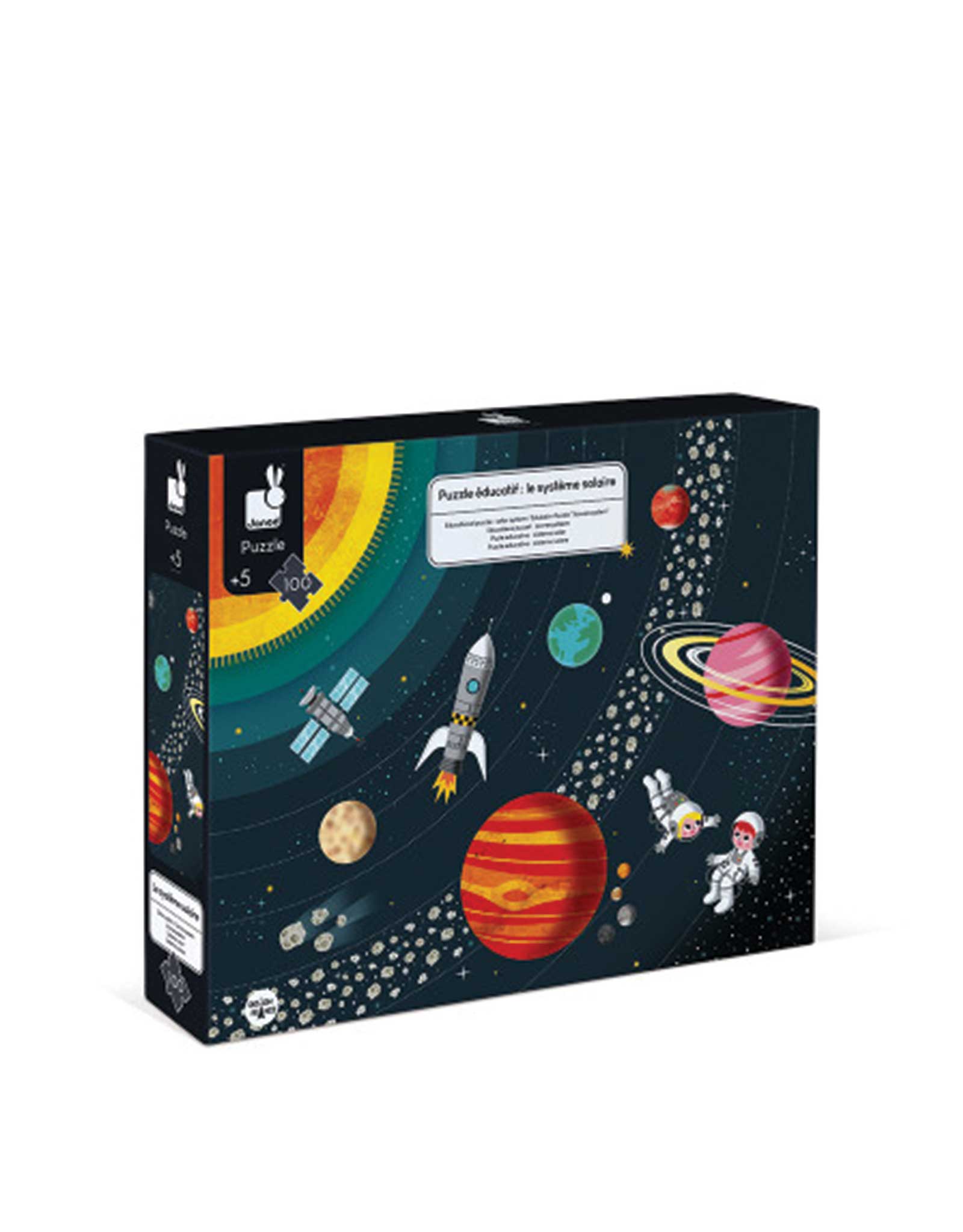Puzzle éducatif Le système solaire (100 pièces) : Janod