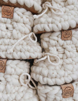 Les Petits Tousi Pantoufles en laine - Coton - Les Petits Tousi vendu par Veille sur toi