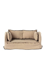 Maileg 11-1306-00 Sofa deux places miniature beige - Maileg vendu par Veille sur toi