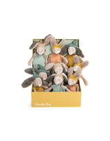 Moulin Roty 678021 Peluche petit lapin - Sauge - Trois Petits Lapins - Moulin Roty vendu par Veille sur toi
