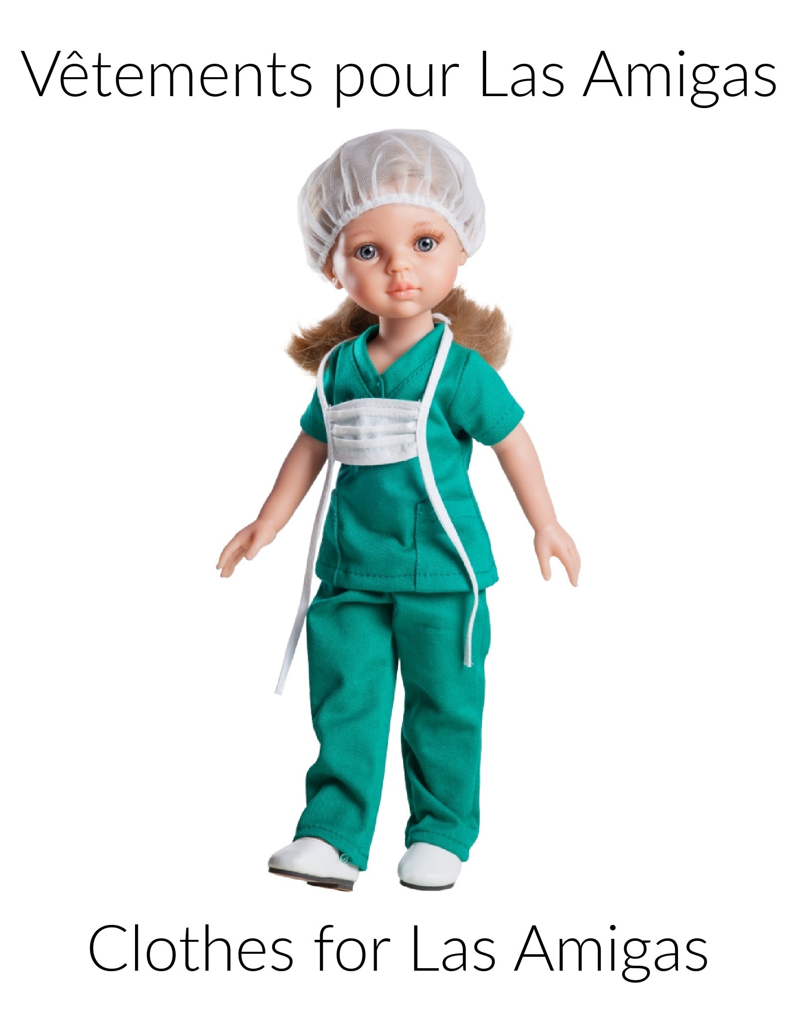 Vêtements pour poupée Las Amigas - Professionnel de la santé Carla - Paola  Reina - Vêtement de poupée