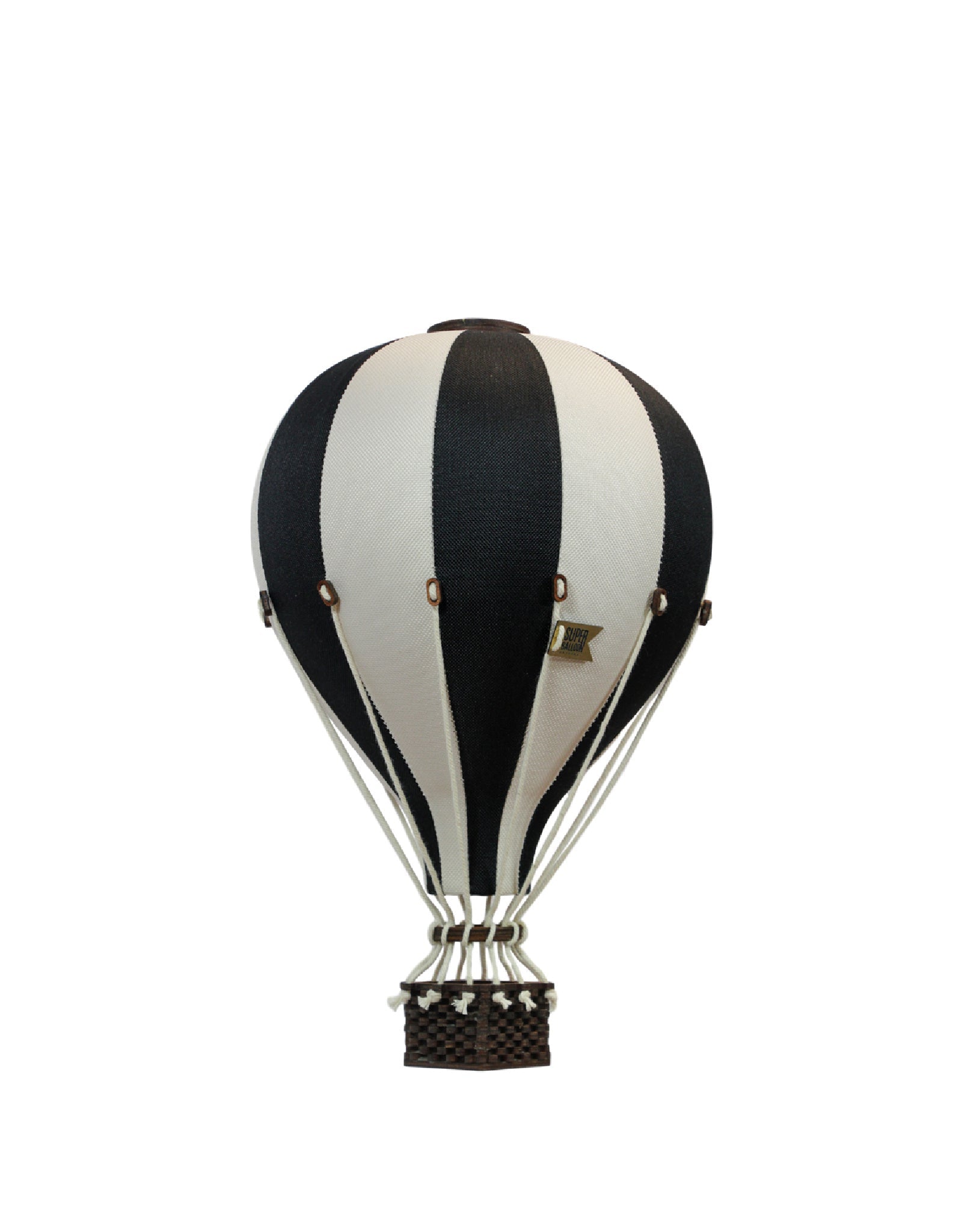 Montgolfière décorative - Petit - Noir et crème - Super Balloon