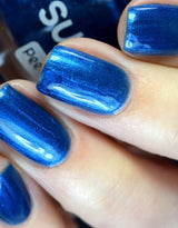 Suyon SUYON-NARWHAL Vernis à ongles avec bague - Narval - Bleu foncé - Suyon vendu par Veille sur toi