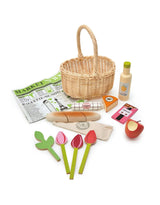 Tender Leaf Toys TL8286 Panier en osier & aliments pour le marché - Tender Leaf Toys vendu par Veille sur toi