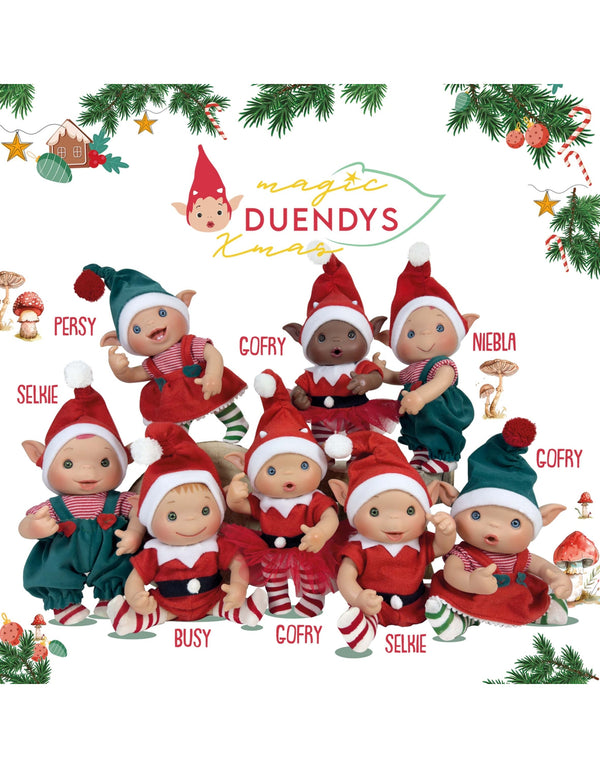 Poupée lutin de Noël Duendys 24 cm - Nines d'Onil