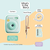 Appareil photo à impression instantanée modèle P2 - Menthe - Kidamento
