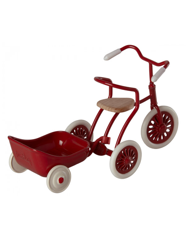 Chariot pour tricycle - Rouge - Maileg