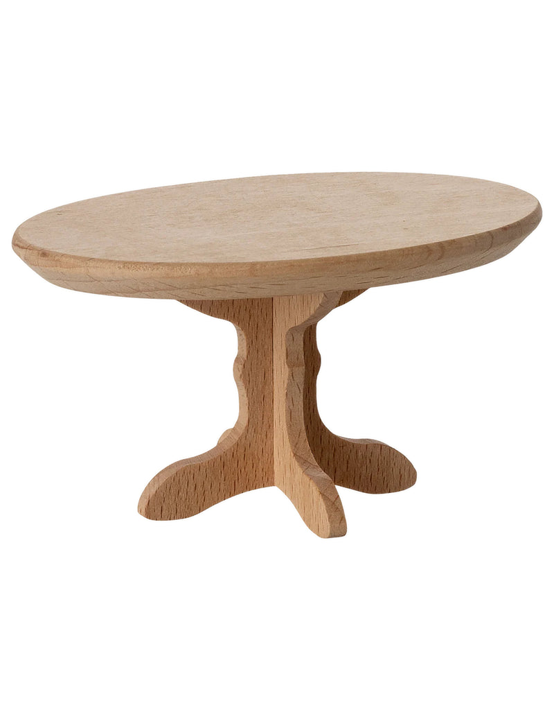 Table à café ovale en bois pour souris Maileg - jouet d'enfant