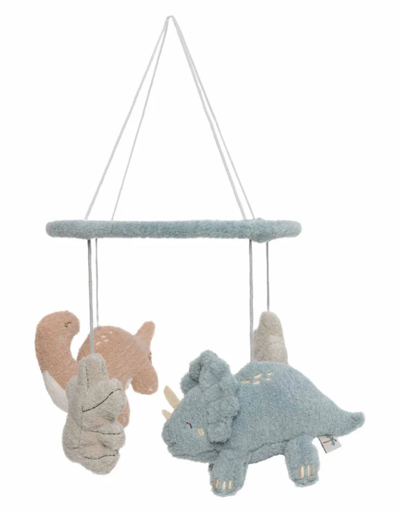 Mobile pour bébé avec des petites peluches de dinosaures et de feuilles - roarsome - Jollein | Veille sur toi