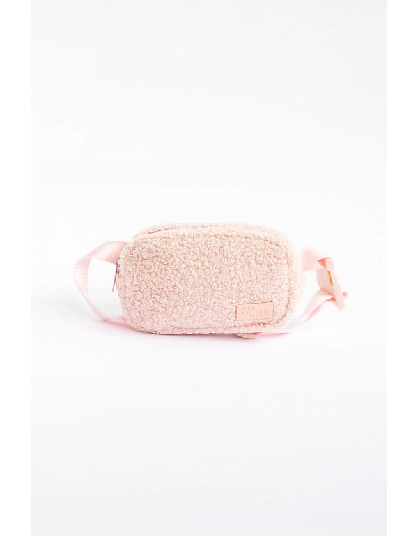 Sac banane pour enfant - Sherpa rose - Big Little Wish