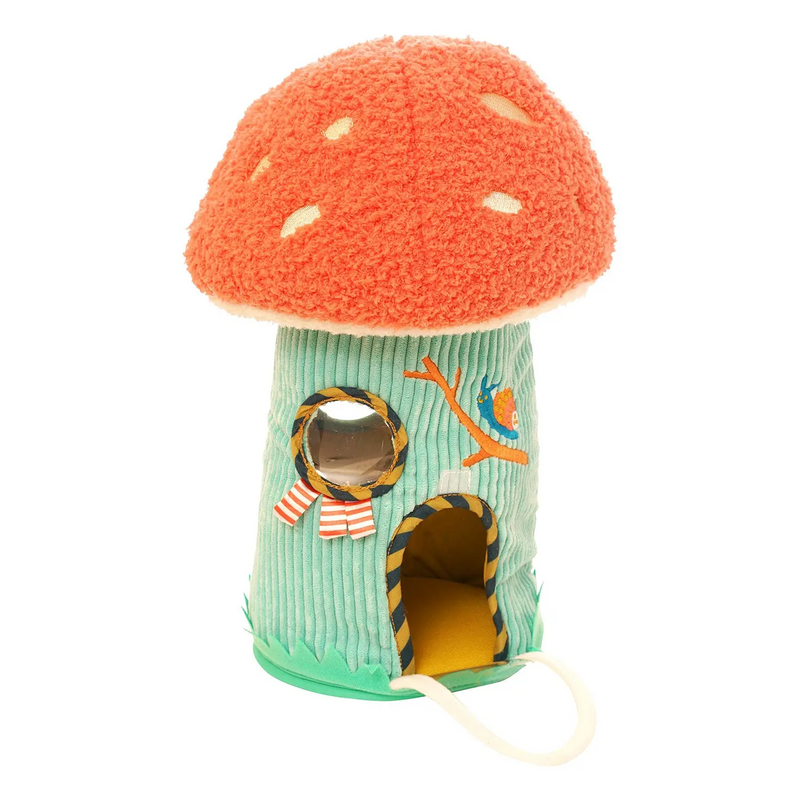 Maison champignon avec animaux en peluche - Manhattan Toy