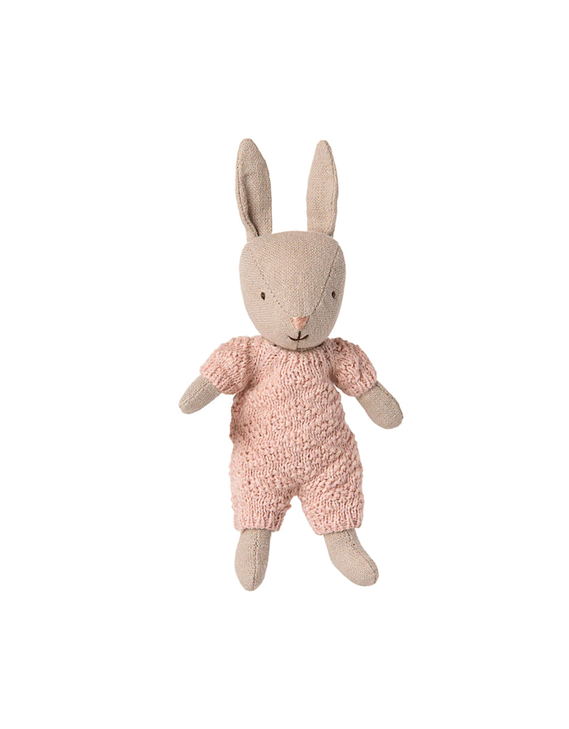 Lapin micro avec barboteuse en tricot - Maileg