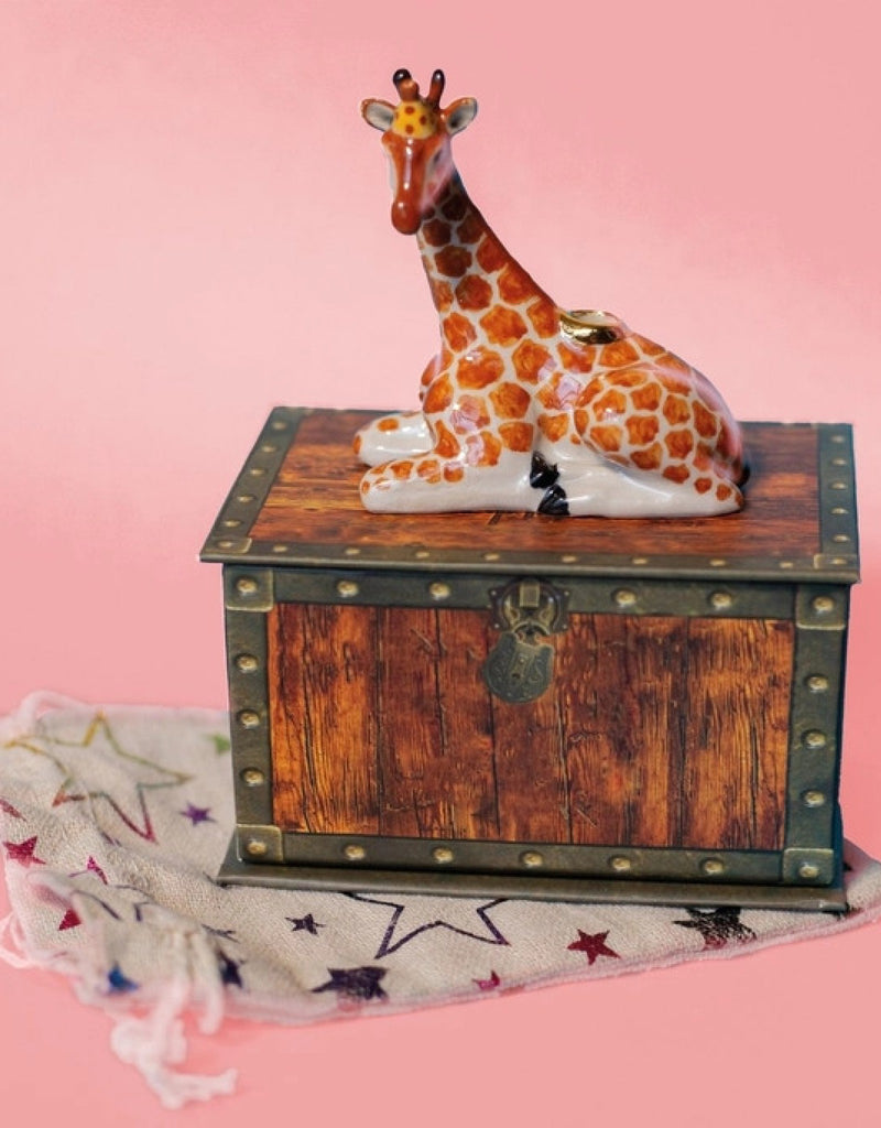 Porte-bougie en porcelaine - Cake Topper - Girafe - Camp Hollow