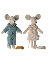 Mom and dad mouse in a cigar box