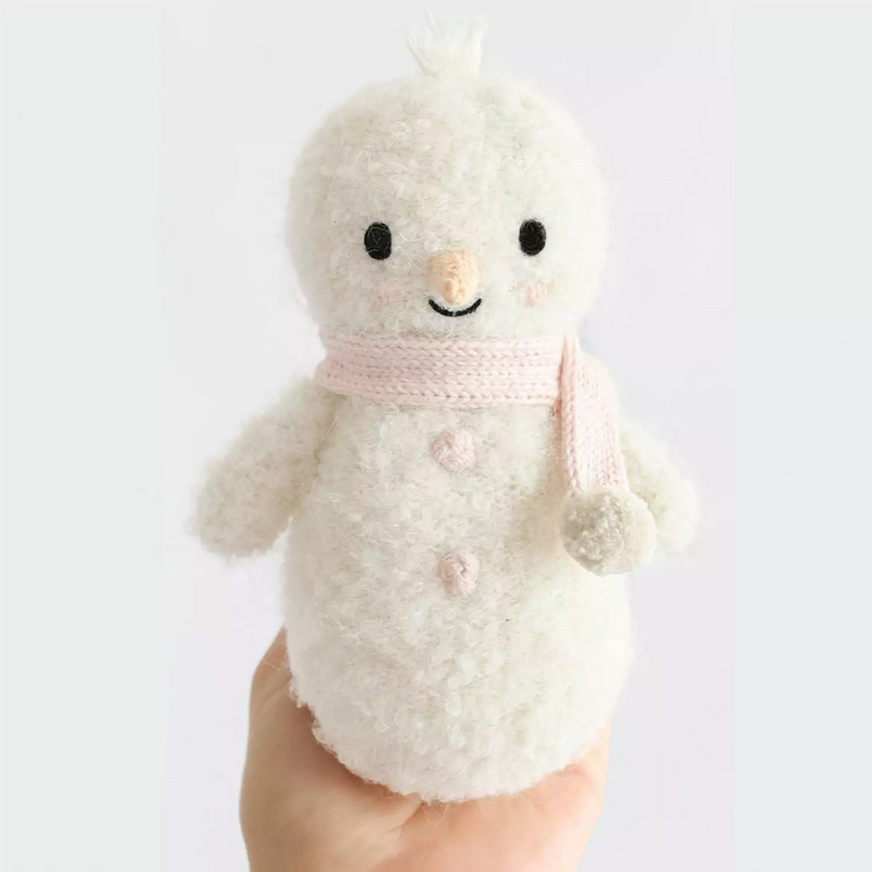 Peluche - Bébé bonhomme de neige 7" - Blush - Cuddle + kind