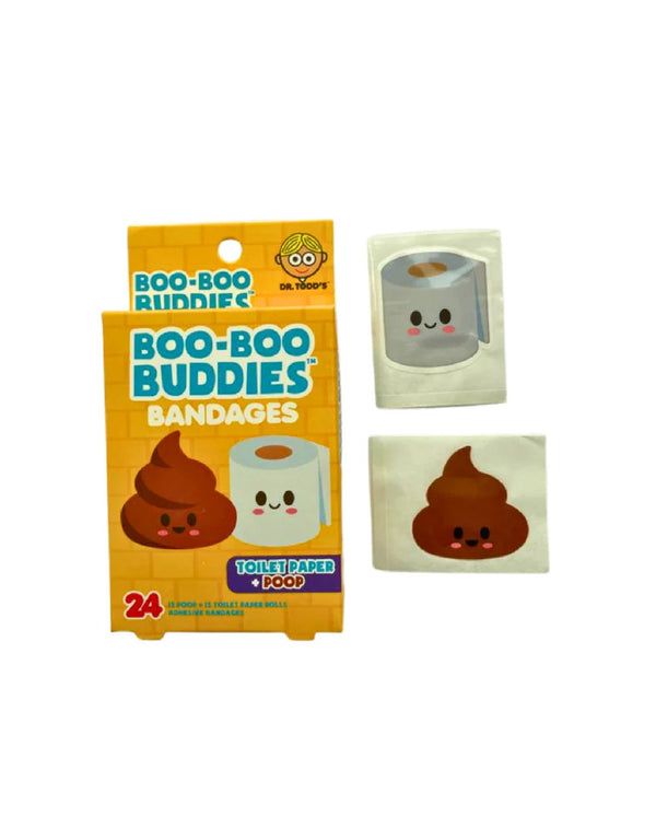 Pansement pour enfant - Papier de toilette et caca - Boo-Boo Buddies