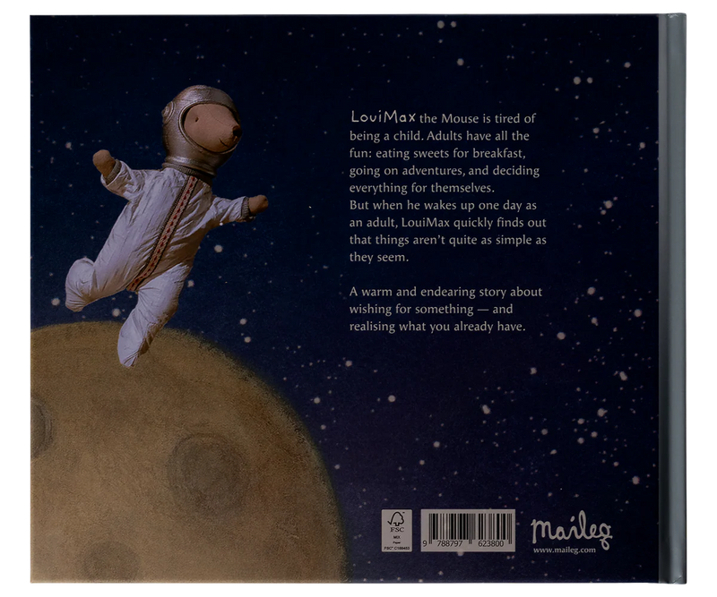 Livre en anglais - LouiMax rêve d'être un adulte - Maileg