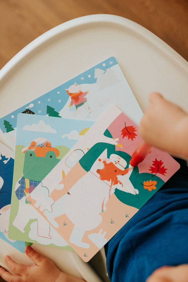 Coloriages magiques - 4 saisons - Djeco