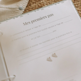 Livre de bébé - Sauge et or - Le petit tableau noir