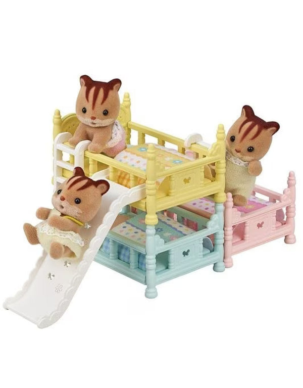 Ensemble de 3 lits superposés pour triplets - Calico Critters