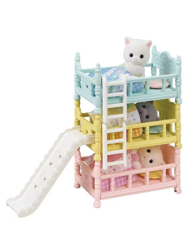 Ensemble de 3 lits superposés pour triplets - Calico Critters